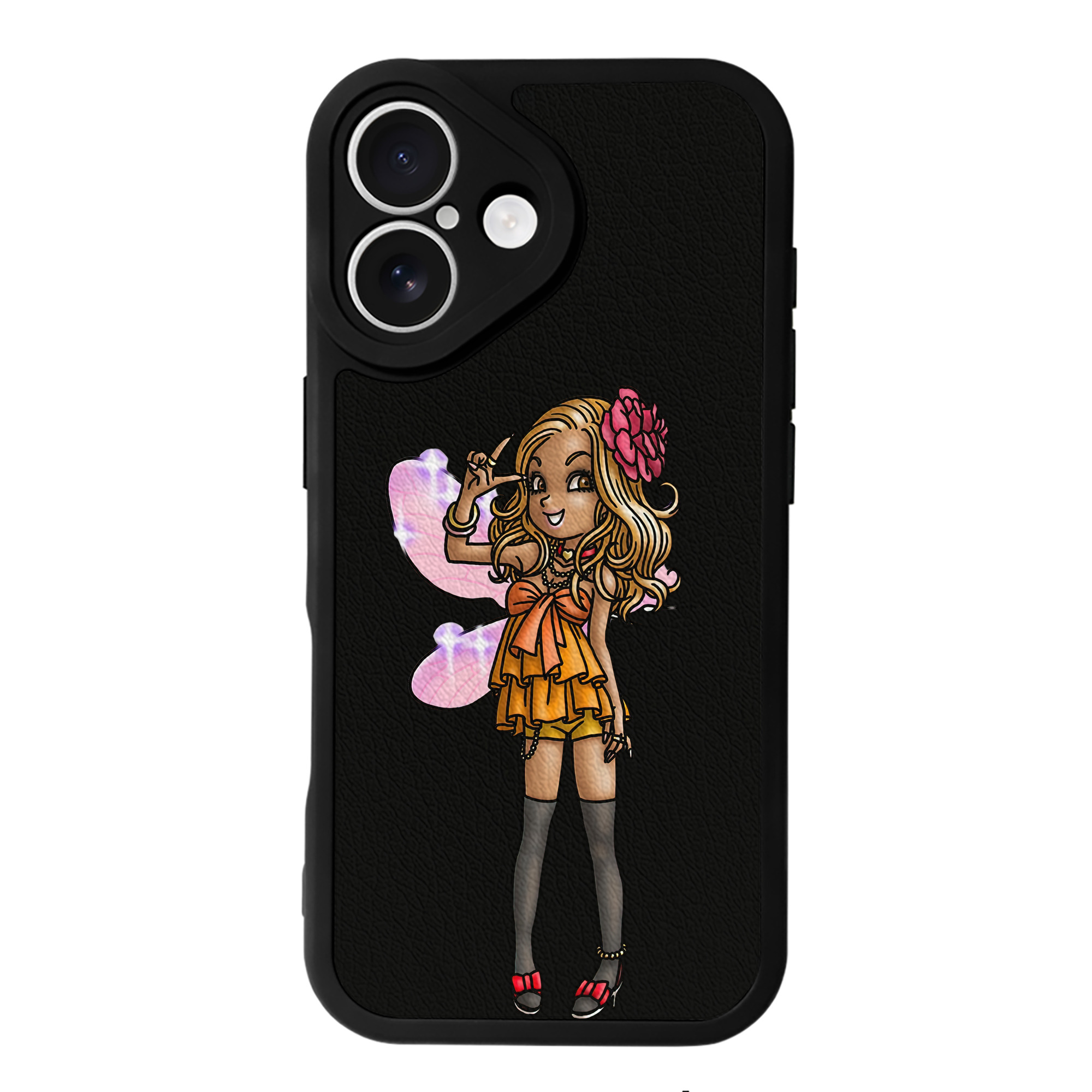 （画像用） ドラゴンクエスト Doragon Kuesuto Dragon Quest 【iPhone 16シリーズ対応】シリコンスマホケース（レザー調） 材質：シリコン